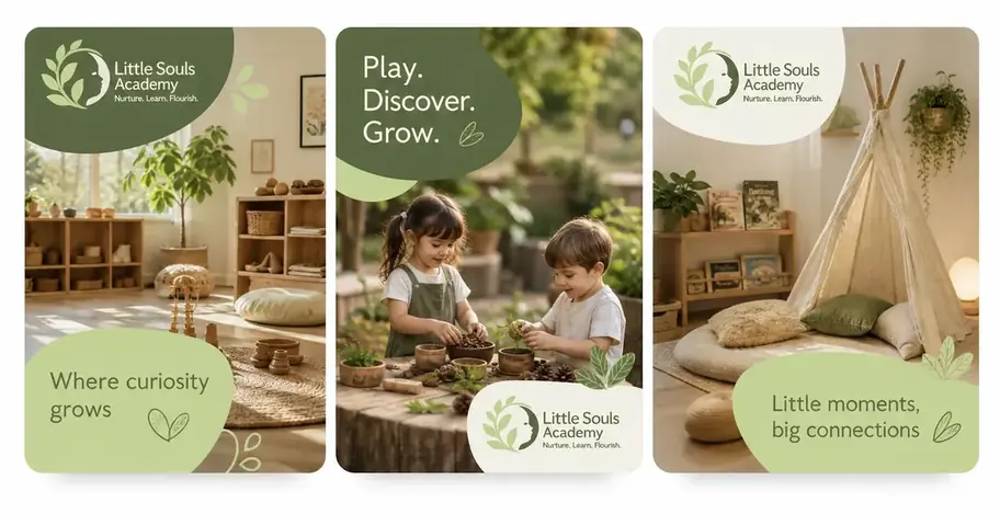 On-brand photo templates from the brand kit