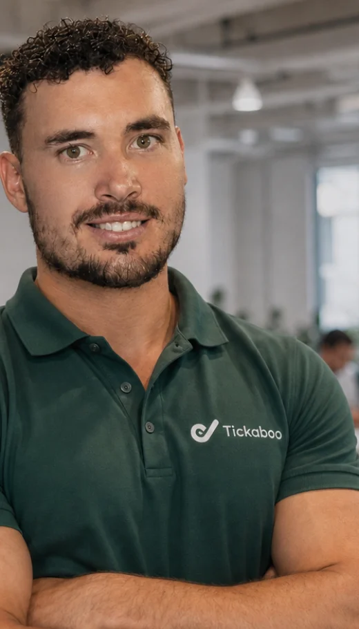 Clayton Hackett, founder of Tickaboo